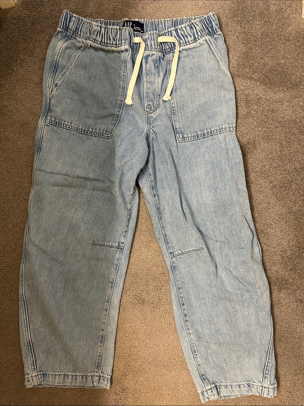 Gap barrel pull on pants